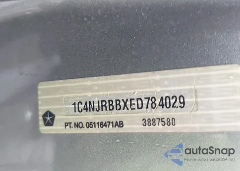 2014 Jeep Patriot Sport из США, поврежденный, VIN 1C4NJRBBXED784029